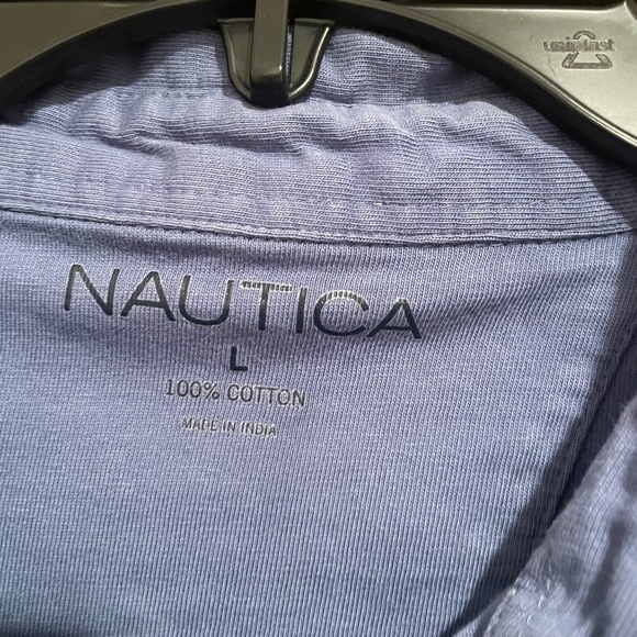 Nautica Men’s Blue Collared Business Casual Workwear Golf Polo Sz L - Picture 4 of 6